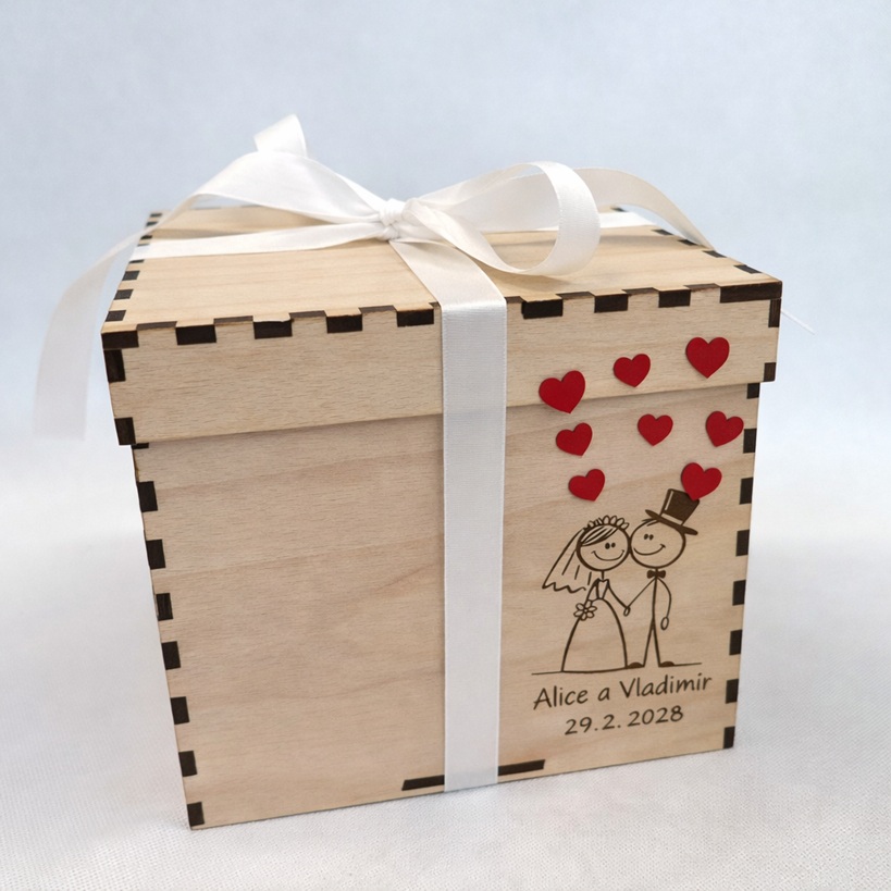 Svatební dárkový box pro novomanžele